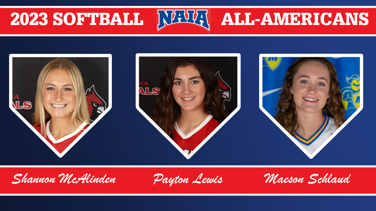 Trio Named to NAIA All-American Softball Team
