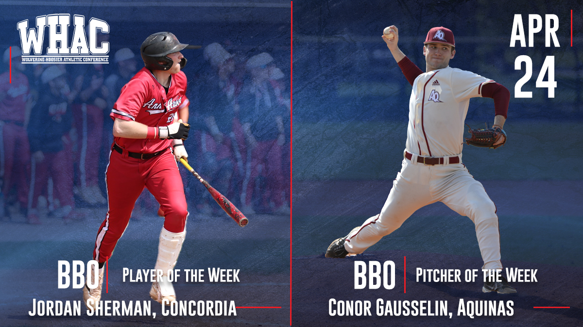 Baseball Player and Pitcher of the Week to Sherman and Gausselin