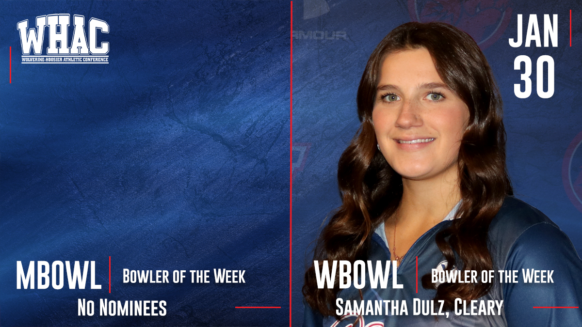 Cleary's Dulz Wins Women's Bowler of the Week