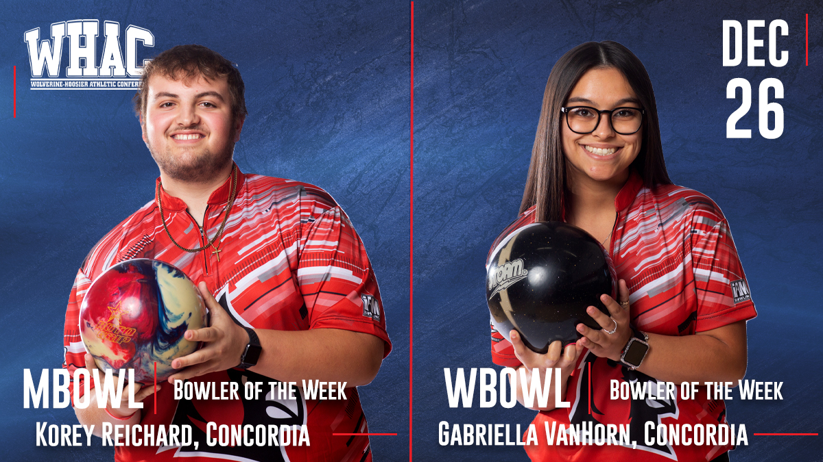 Bowlers of the Week to Reichard and VanHorn of Concordia
