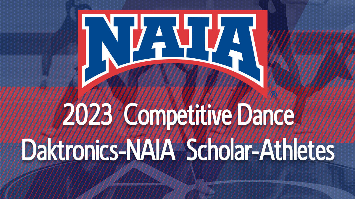 2023 Competitive Dance Daktronics-NAIA Scholar-Athletes