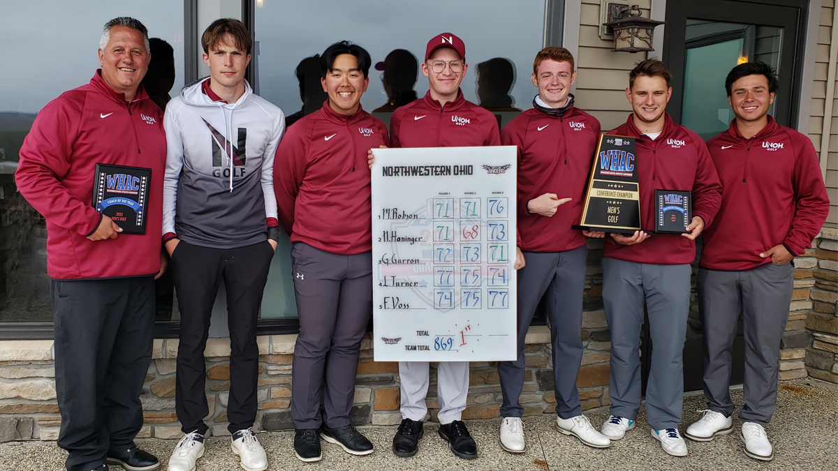 UNOH Holds on to win Men's Golf Championship
