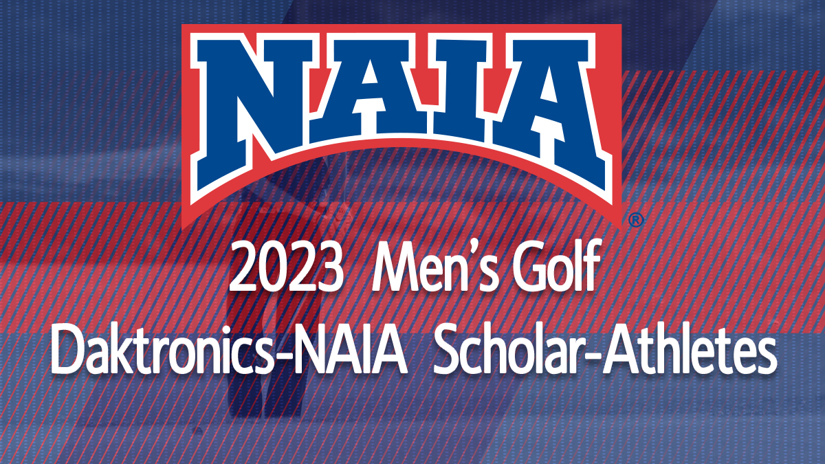 Men's Golf Sees 24 named Daktronics-NAIA Scholar-Athletes