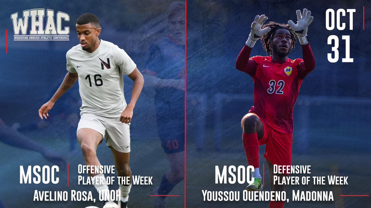 Rosa and Ouendeno Named Men's Soccer Weekly Award Winners