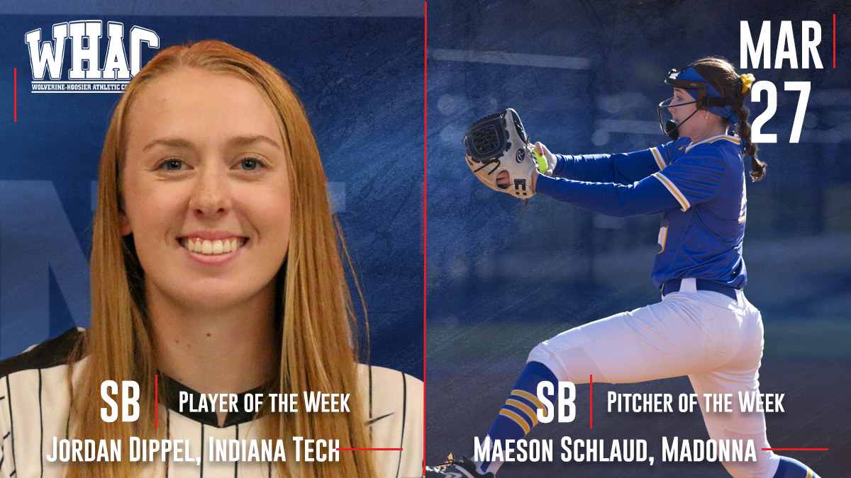 Softball Weekly Honors to Dippel and Schlaud