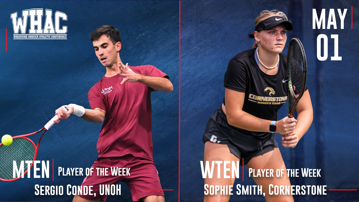 Final Tennis Players of the Week to Conde and Smith