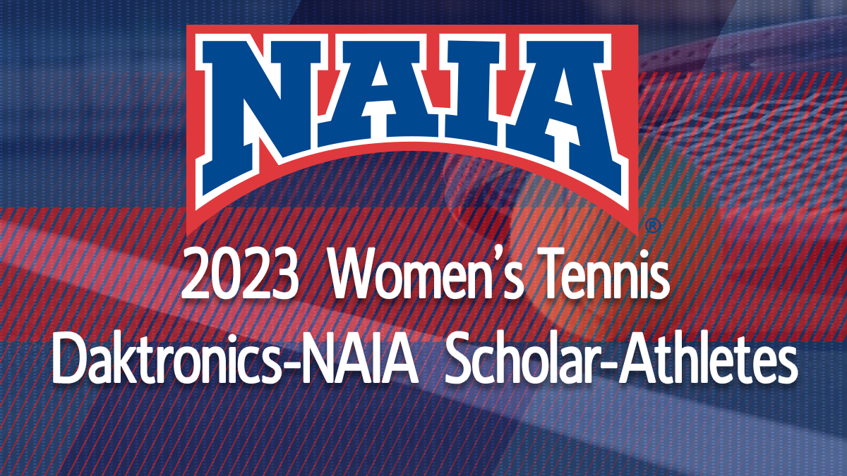 Women's Tennis sports 23 Daktronics-NAIA Scholar-Athletes