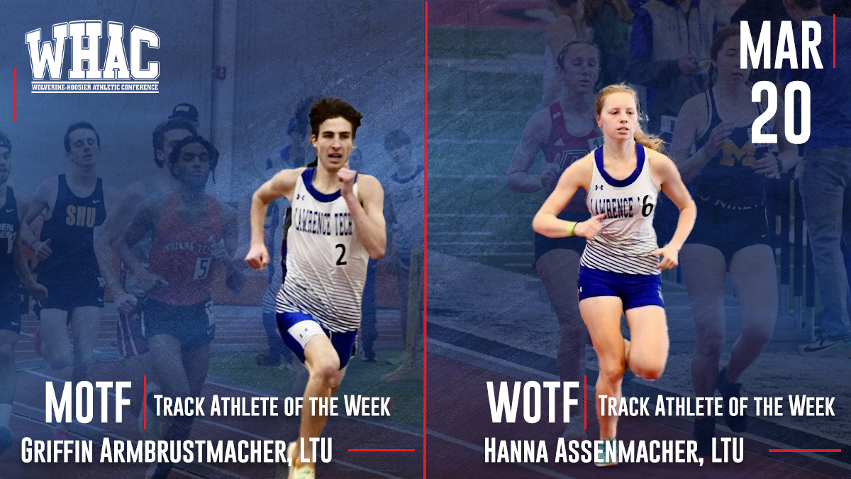 Lawrence Tech claims Outdoor Track Athletes of the Week