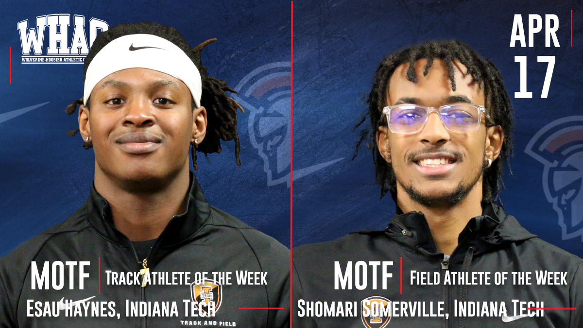 Indiana Tech Sweeps Men's Outdoor Track & Field Athletes of the Week