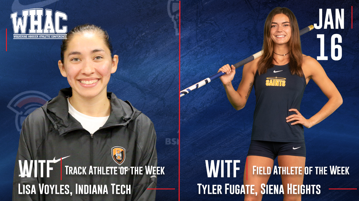 Voyles and Fugate take Women's Indoor Weekly Honors