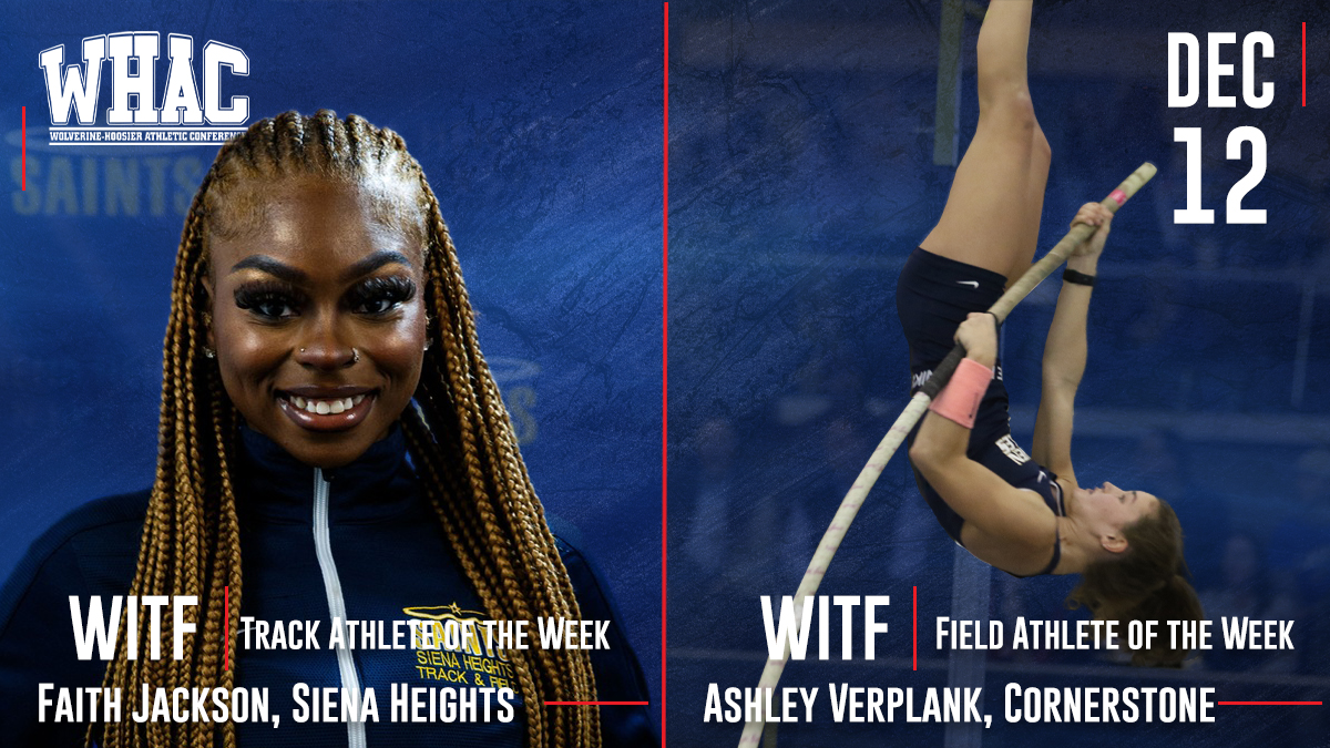 Season's First Women's Indoor Athletes of the Week