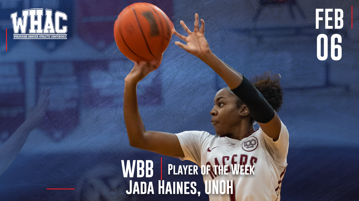 Haines of UNOH Claims Women's Basketball Weekly Honor
