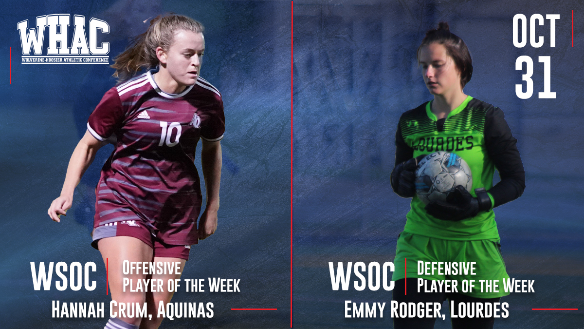 Women's Soccer Weekly Honors to Crum and Rodger