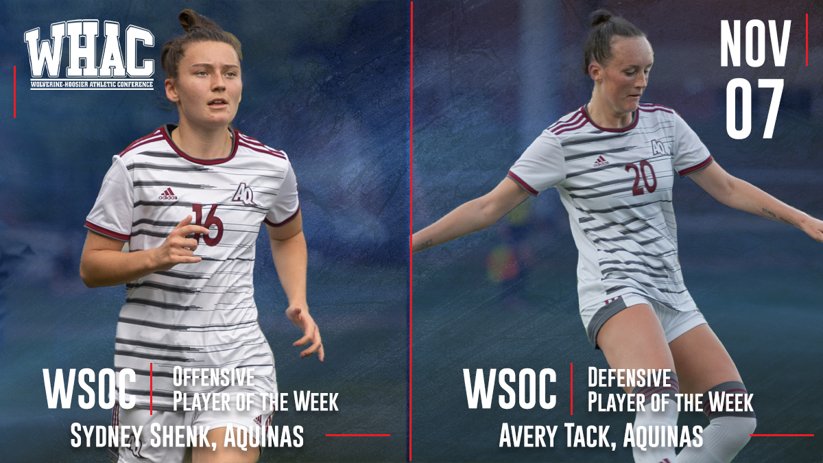 Season's last Women's Soccer Players of the Week swept by Aquinas