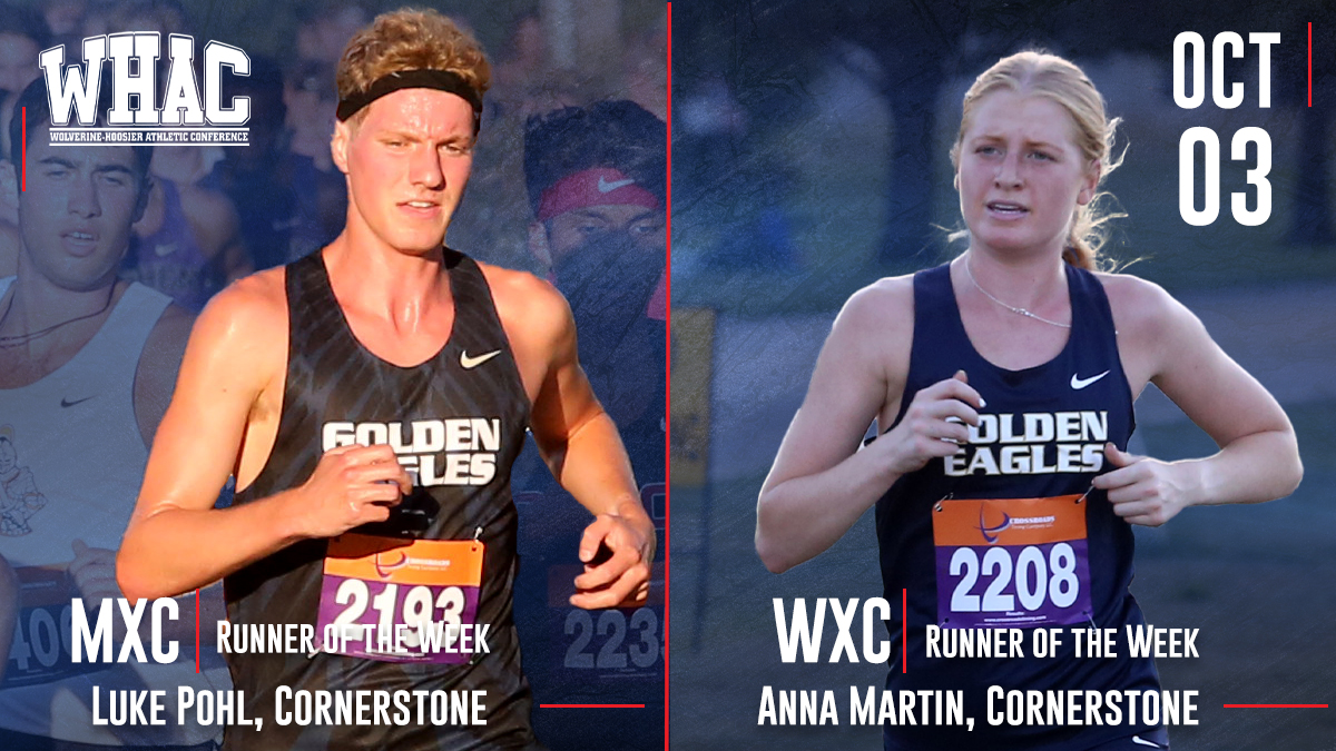 Cross Country Runners of the Week to Cornerstone