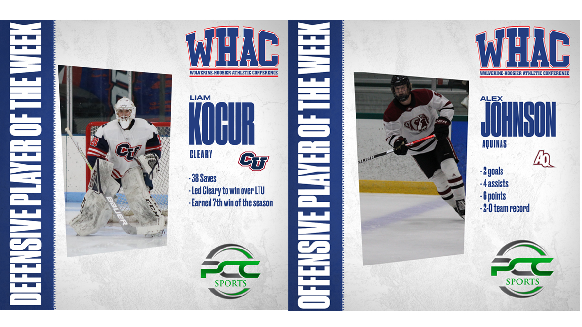 Kocur and Johnson win Weekly Honors