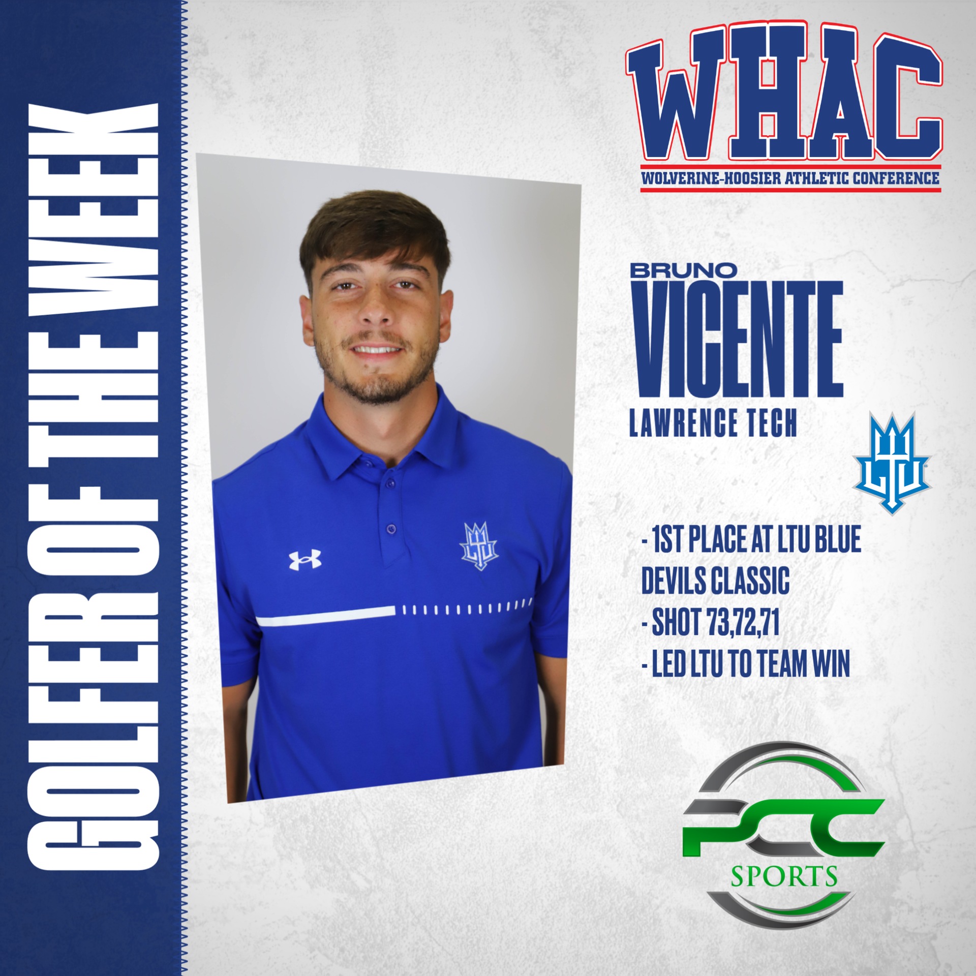 LTU's Vicente wins Player of the Week