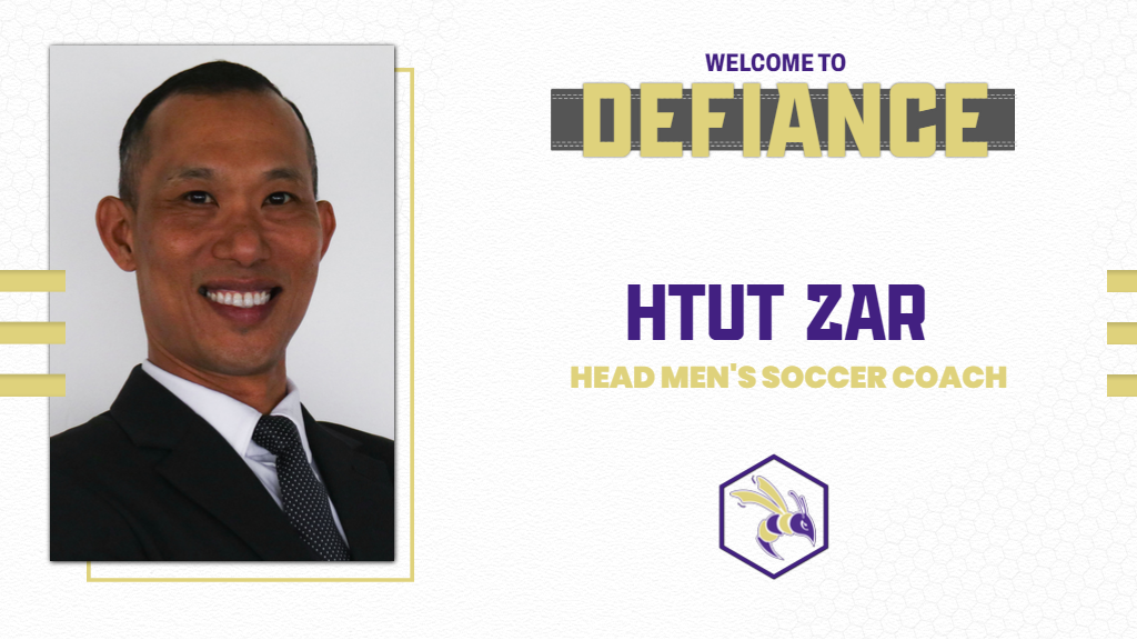 Defiance College Names Htut Zar Next Men's Soccer Head Coach