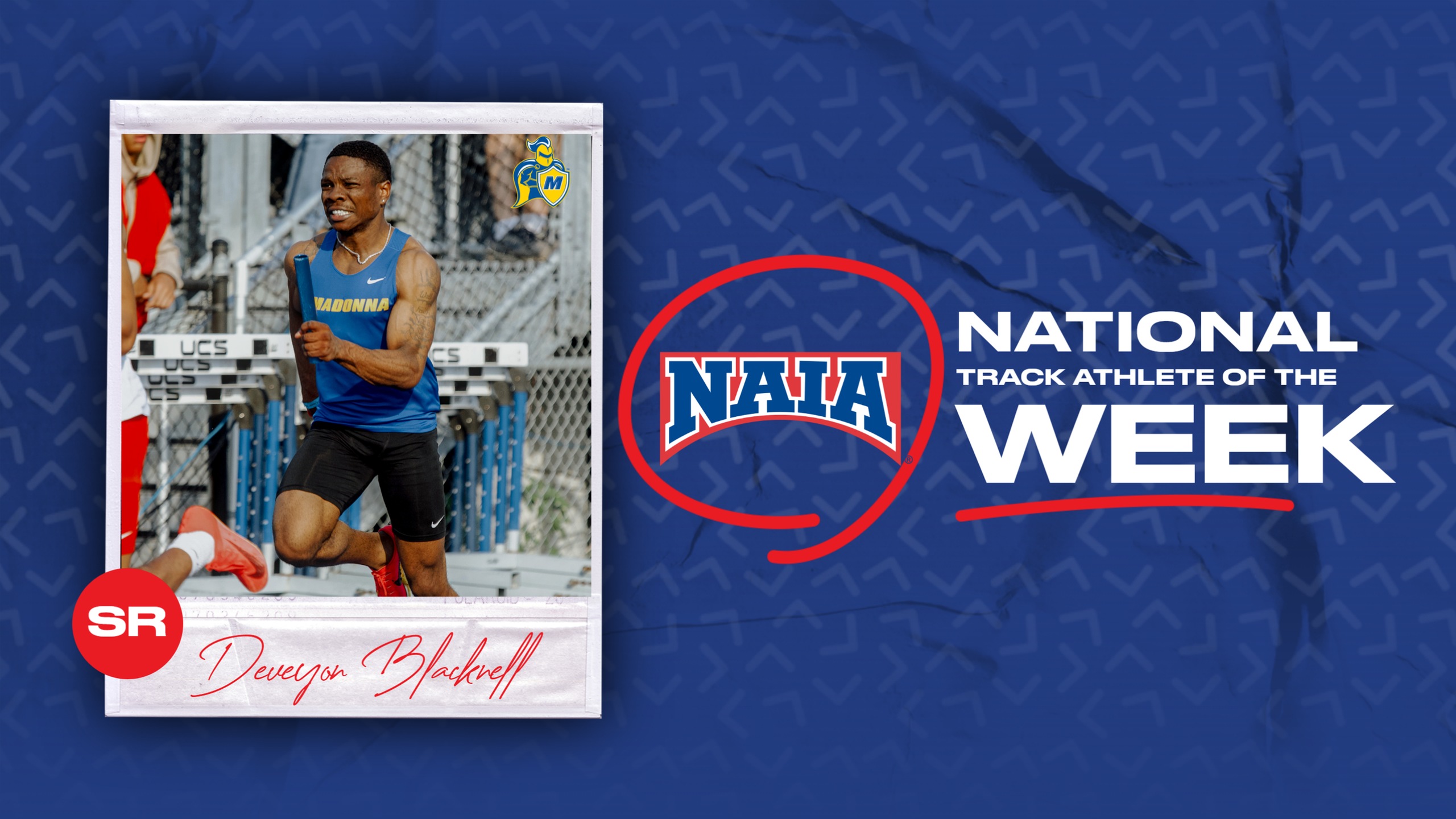 Madonna's Blacknell Named NAIA National Track Athlete of the Week