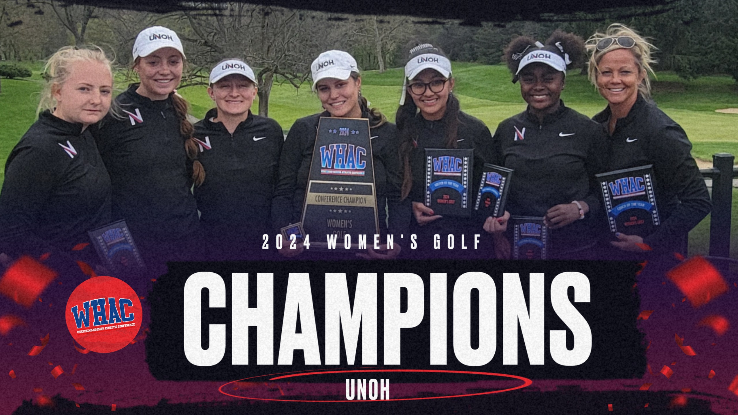 UNOH Wins 2024 Women's Golf Championship