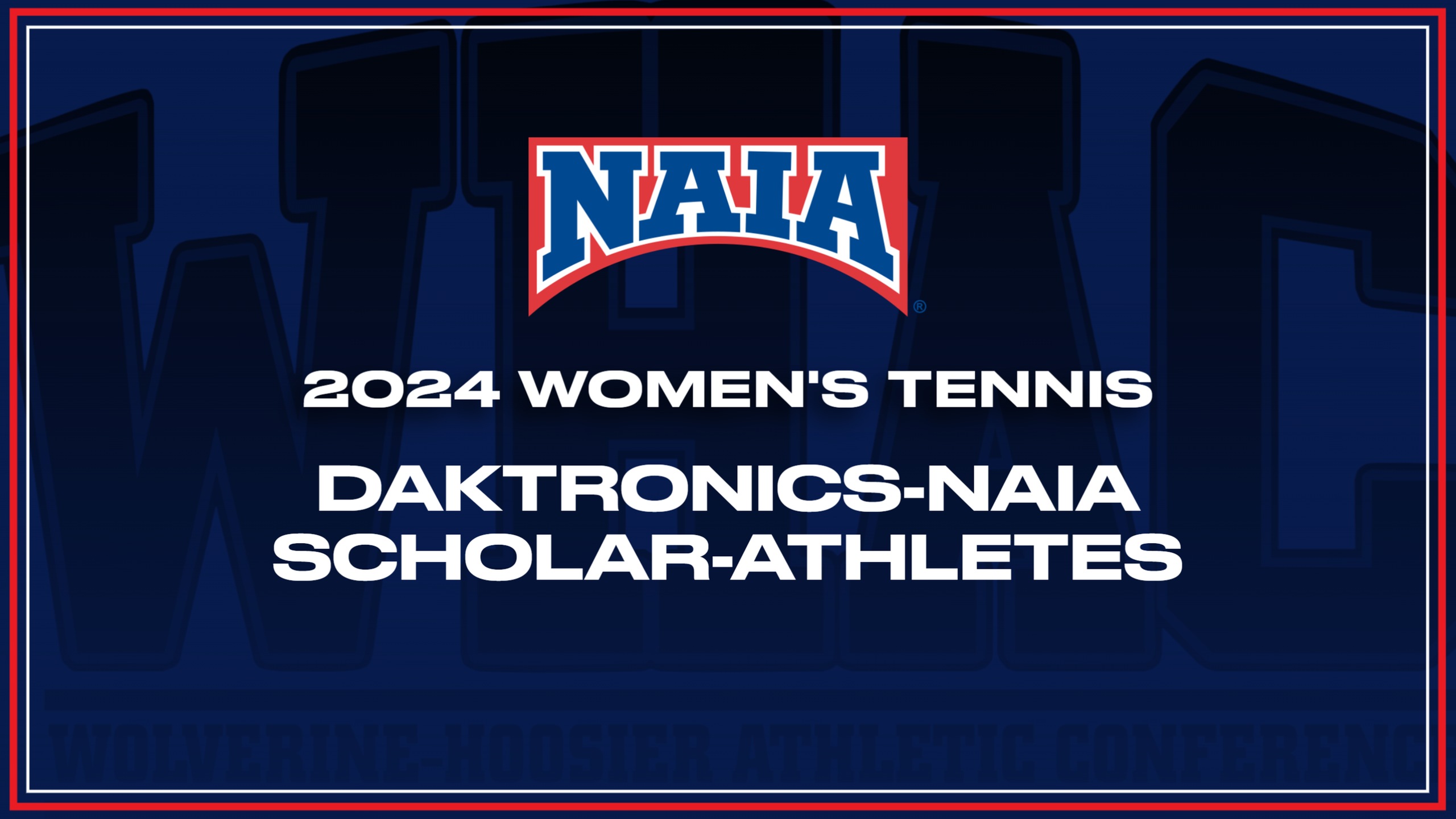 20 Named to Women's Tennis NAIA-Daktronics Scholar Athlete List