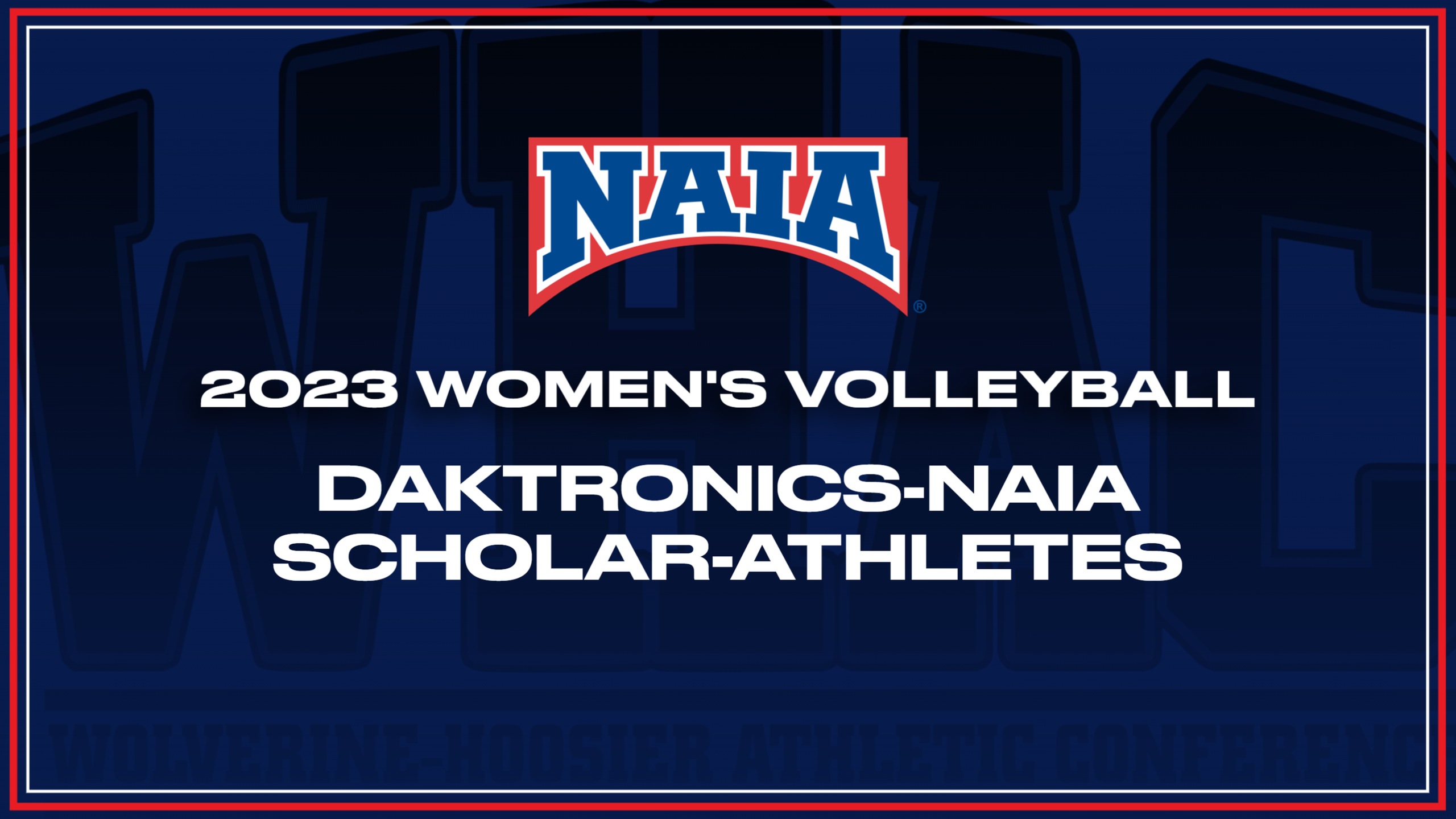 81 Named Women's Volleyball NAIA Daktronics Scholar-Athletes