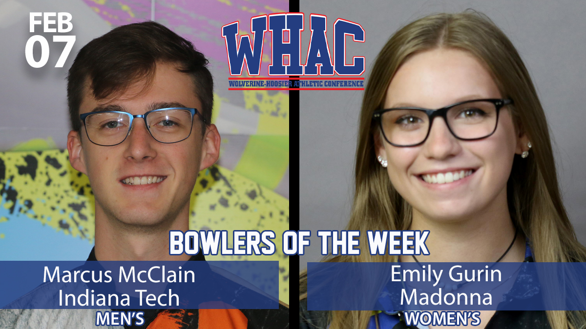 Bowlers of the Week to McClain (IT) and Gurin (MU)
