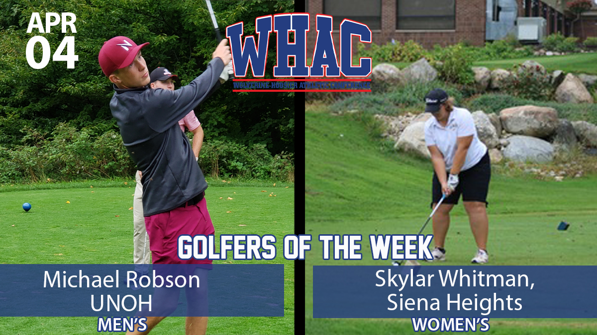 Golfers of the Week to Robson and Whitman