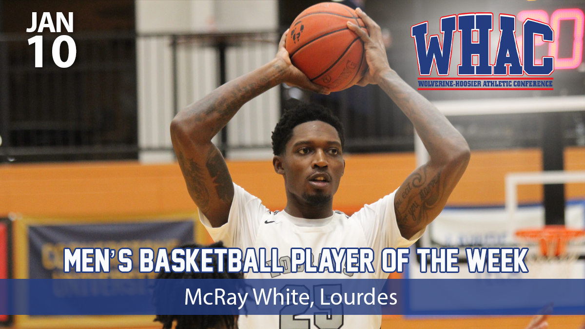 Lourdes' White named MBB Player of the Week