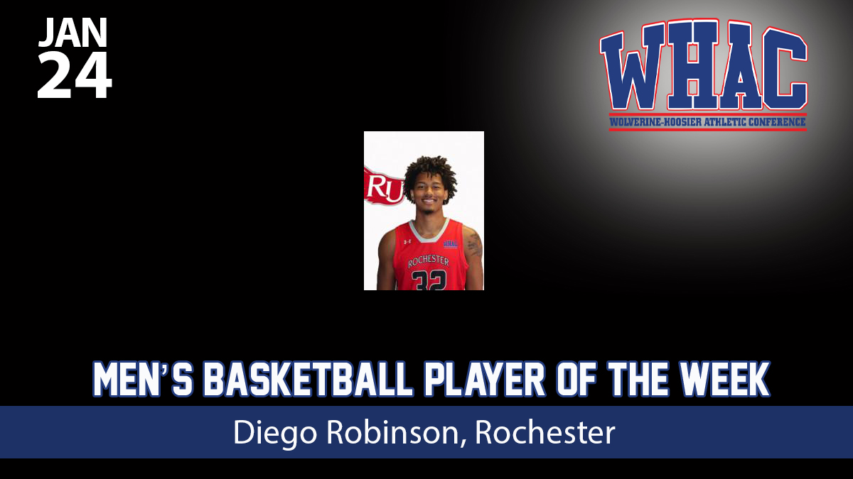 Rochester's Robinson Grabs Men's Basketball Player of the Week
