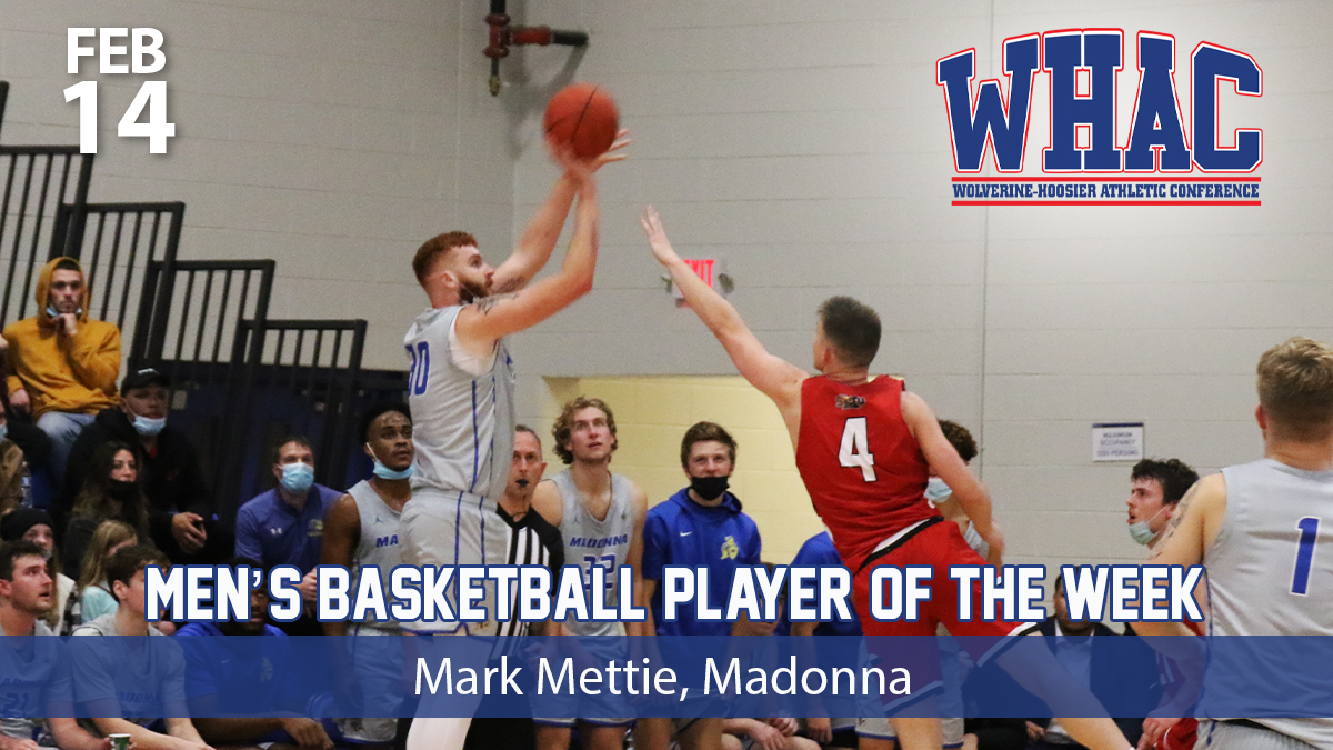 Mettie Claims his Third MBB Player of the Week Honor