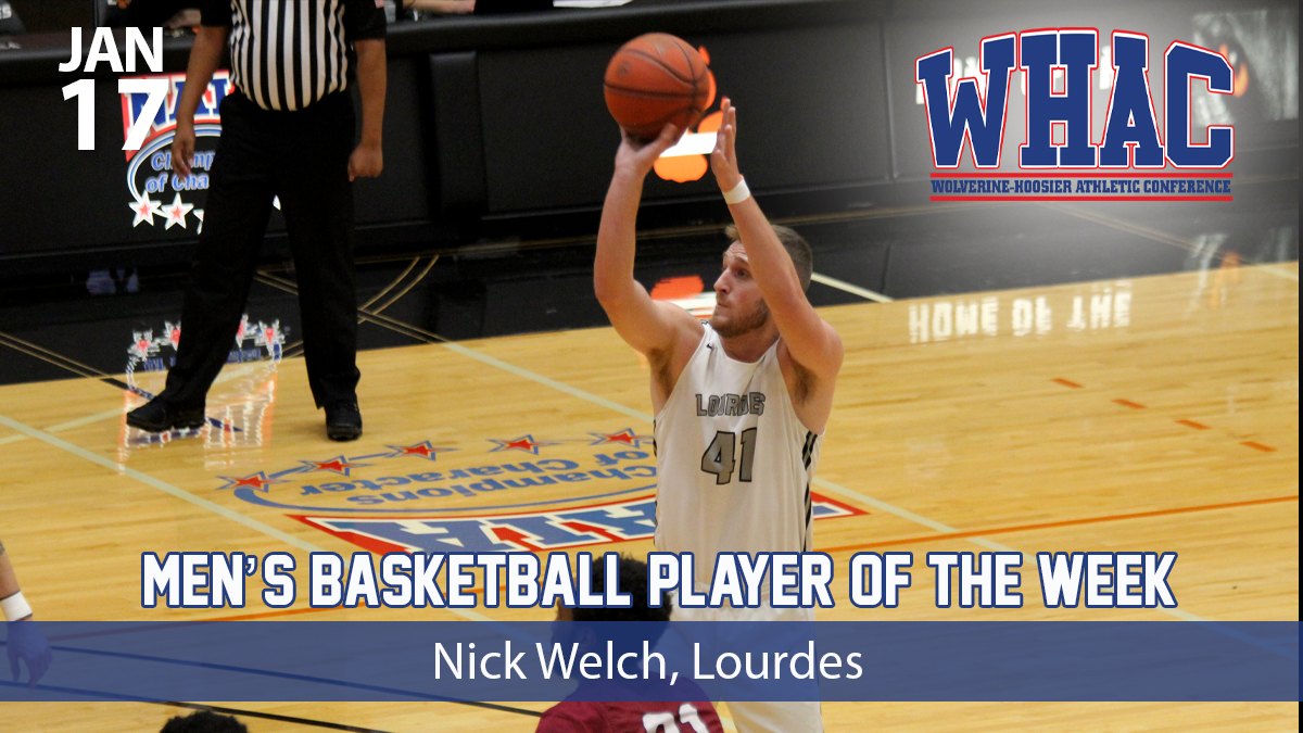 Men's Basketball Player of the Week to Welch