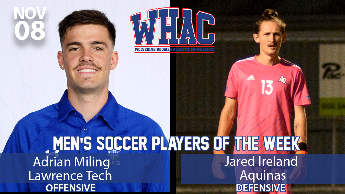 Final Men's Soccer Players of the Week released