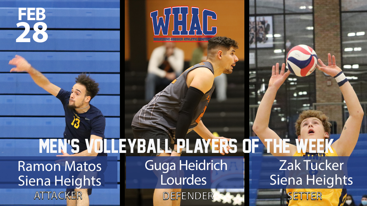 Men's Volleyball Weekly Awards to Lourdes and Siena Heights