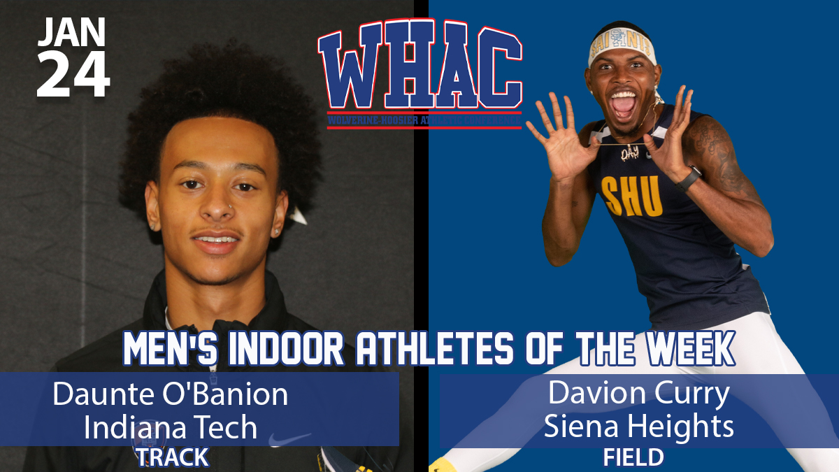 Men's Indoor Athletes of the Week to O'Banion (IT) and Curry (SHU)