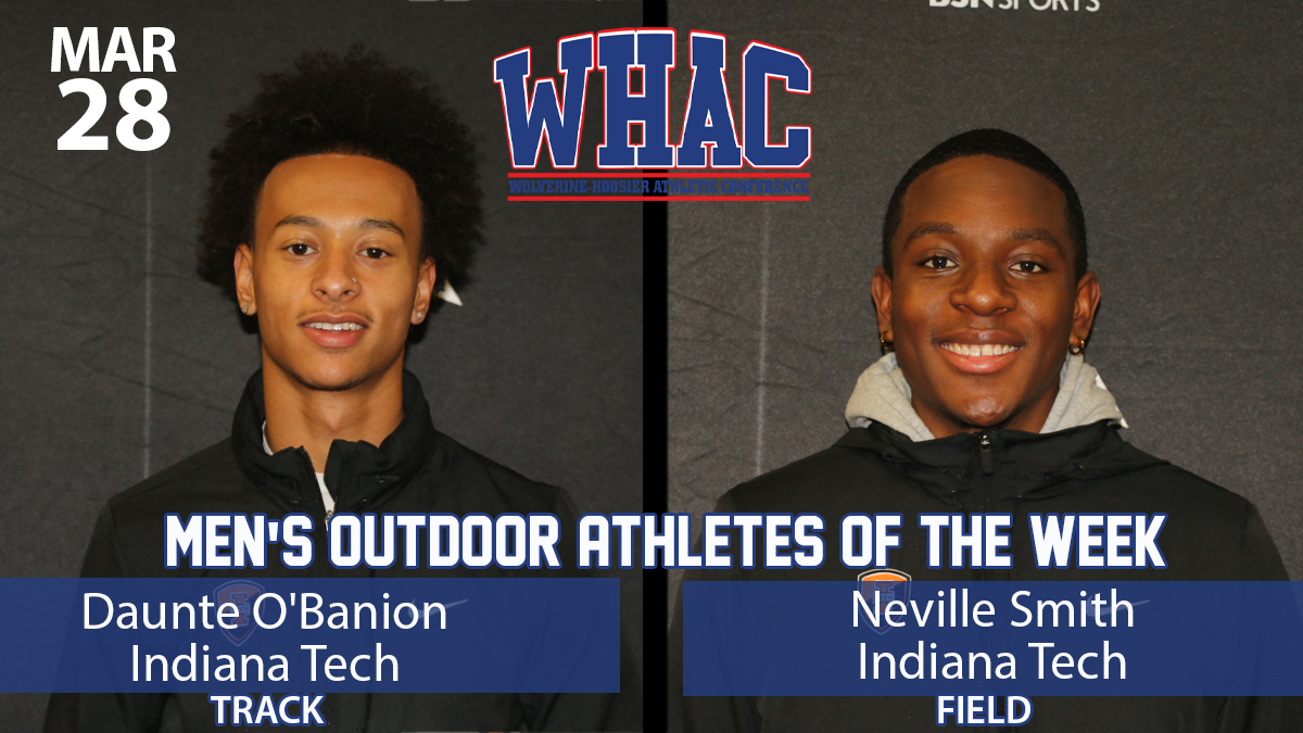 Men's Outdoor Athletes of the Week to Indiana Tech