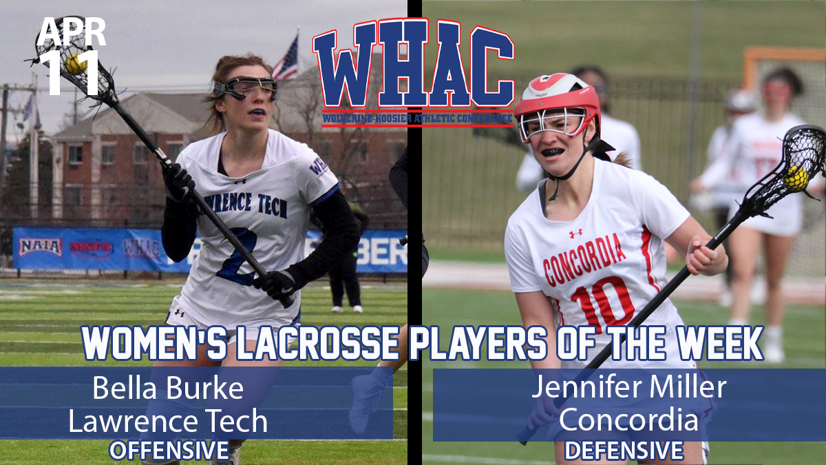 Burke and Miller Take Women's Lacrosse Players of the Week