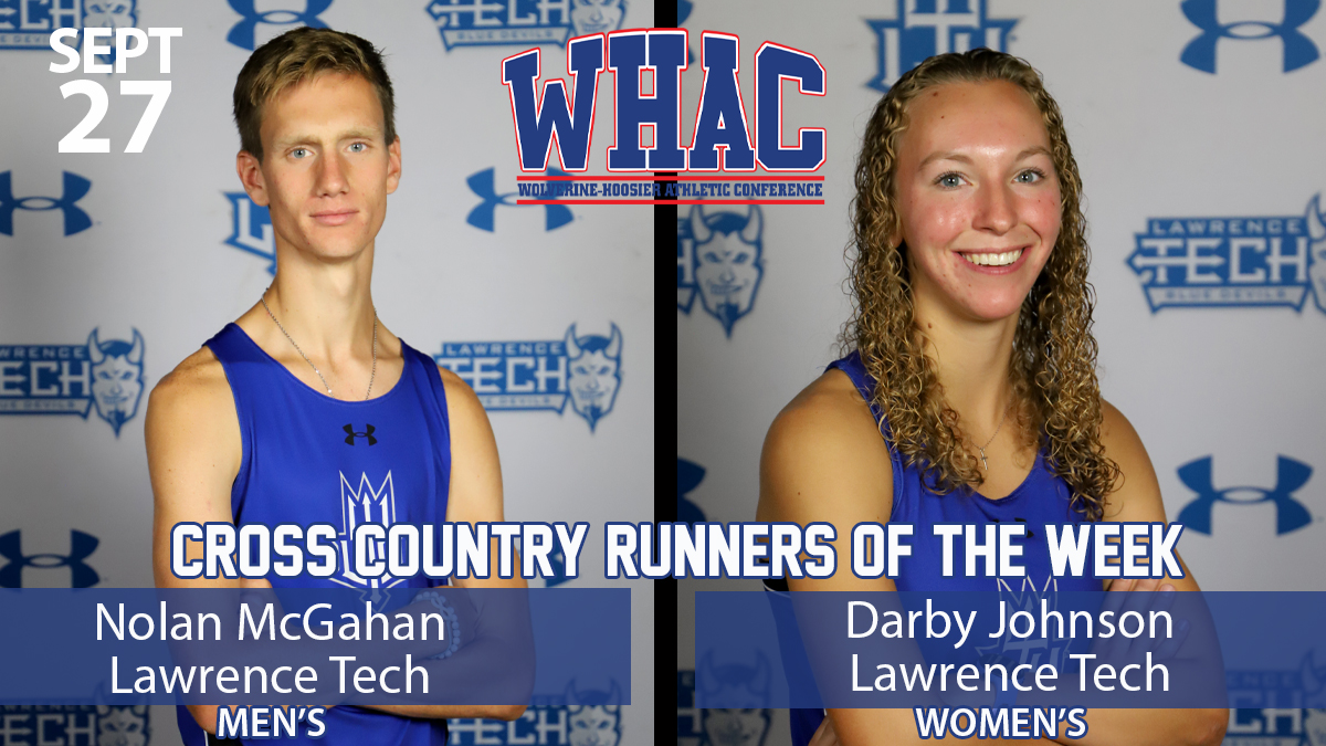 Lawrence Tech Sweeps Cross Country Runners of the Week