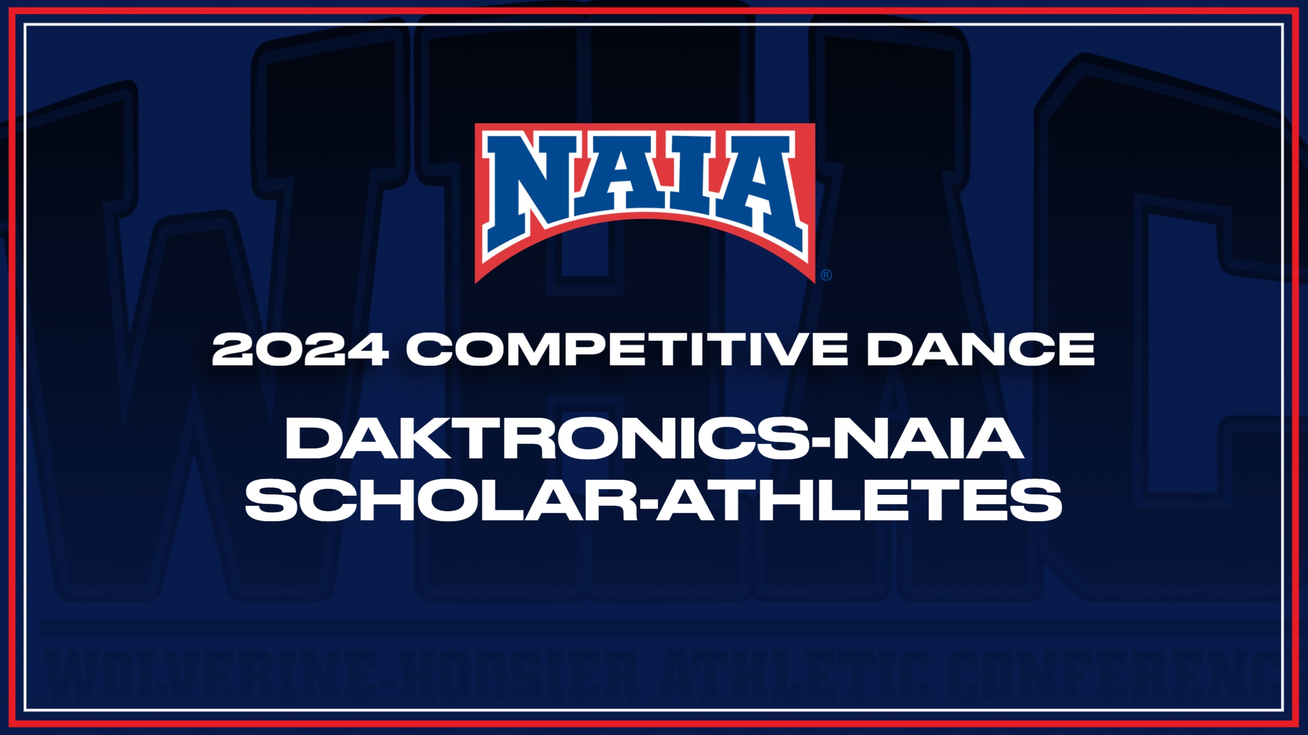 18 Named to Dance NAIA Daktronics Scholar-Athlete List