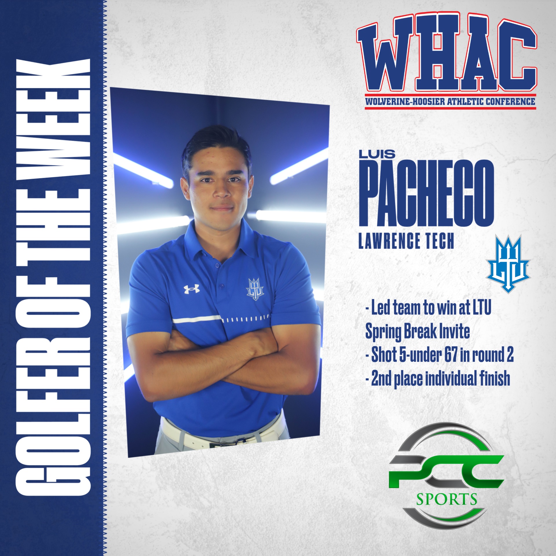 LTU's Pacheco Earns First Spring Player of the Week Honor