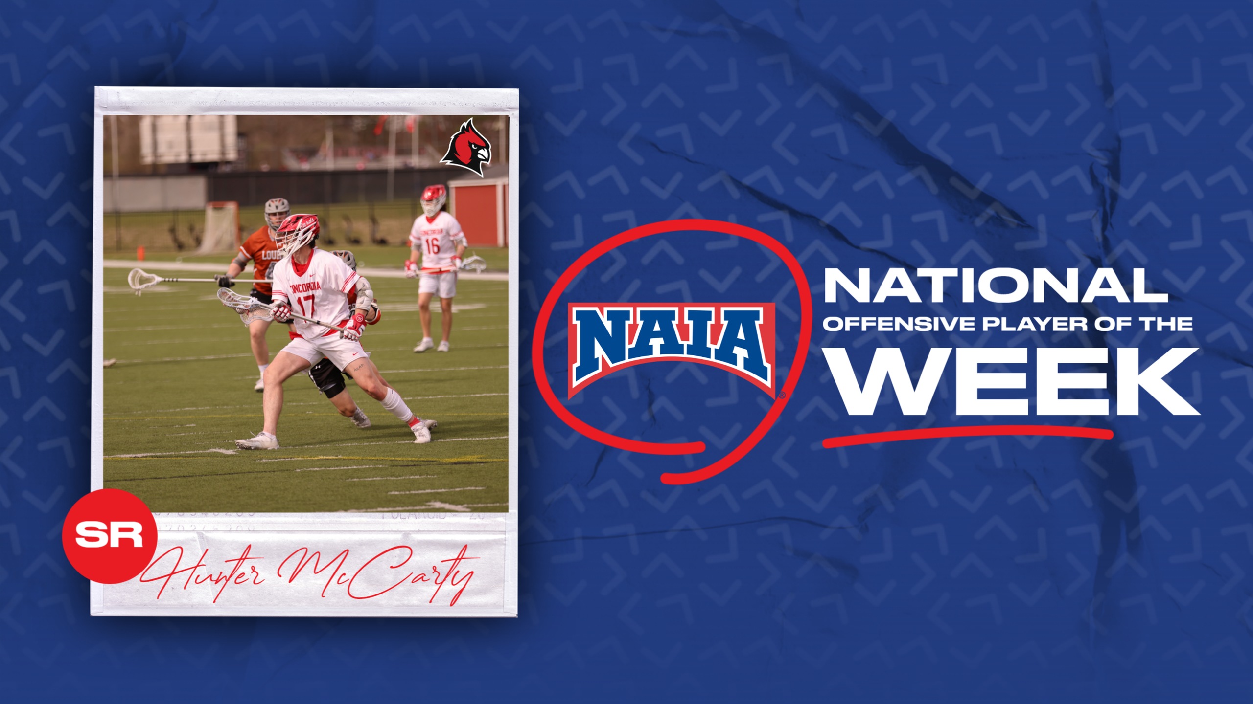 Concordia' McCarty Named NAIA National Offensive Player of the Week