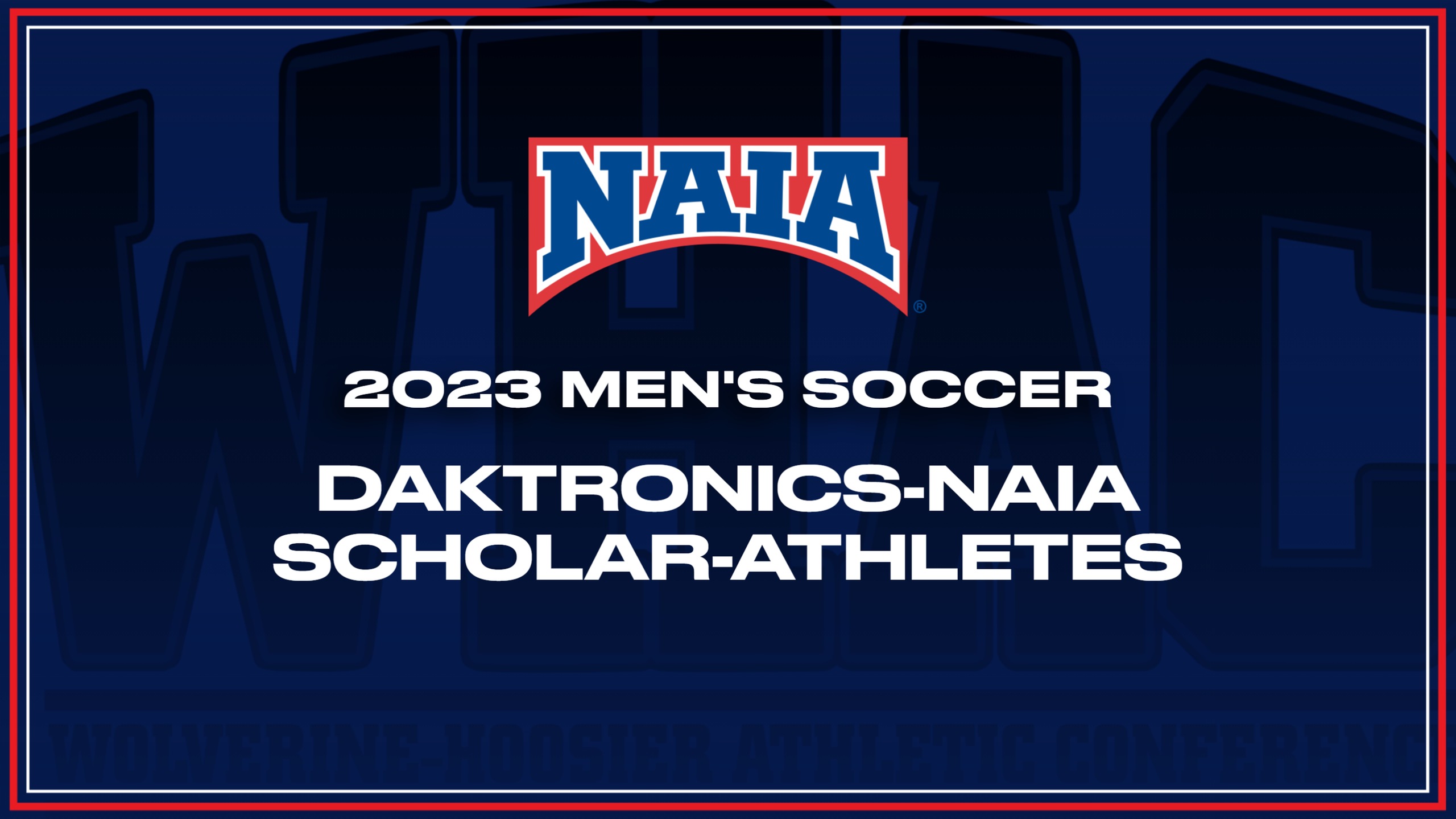 83 Named Men's Soccer Daktronics NAIA Scholar-Athletes