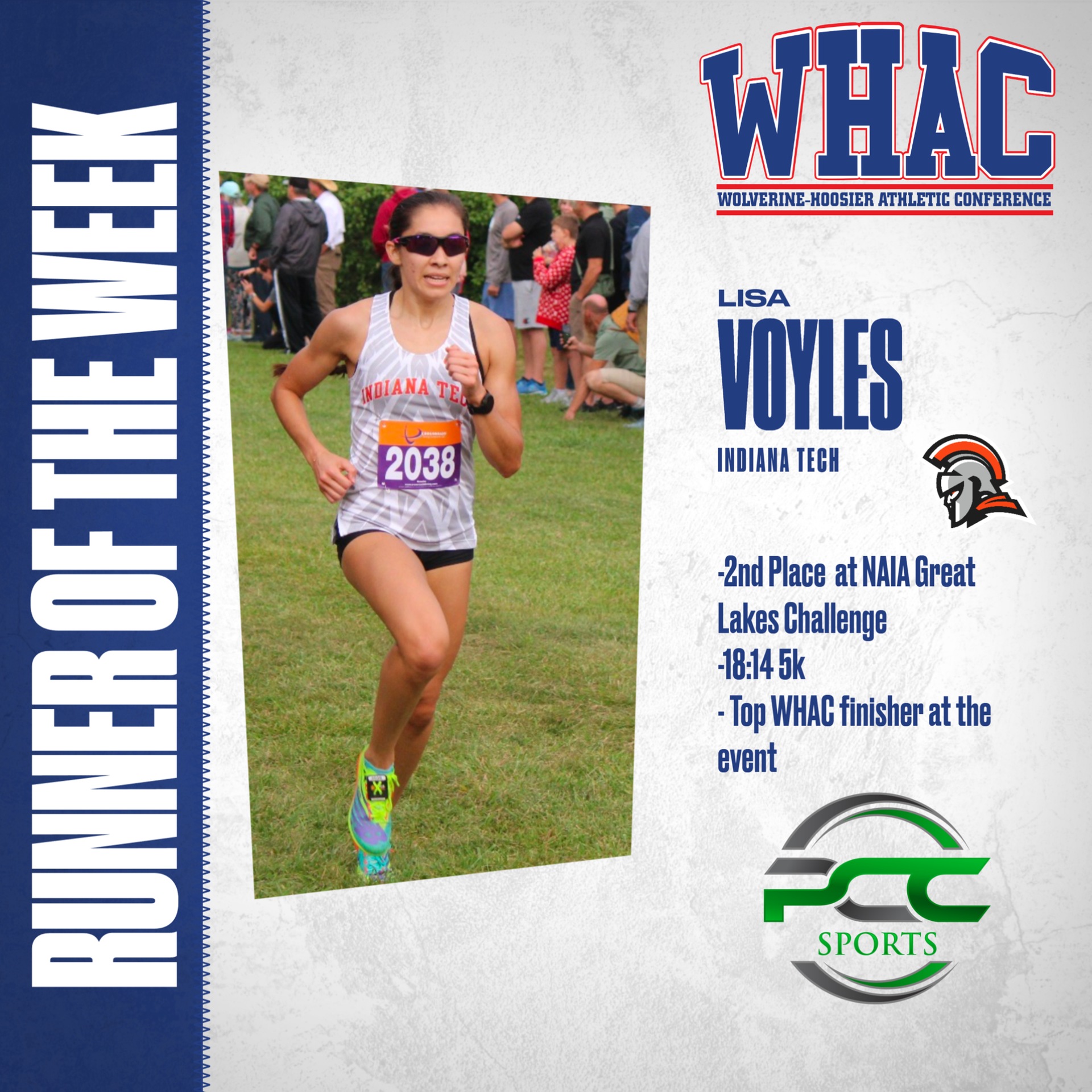Voyles wins third WHAC Runner of the Week Honor