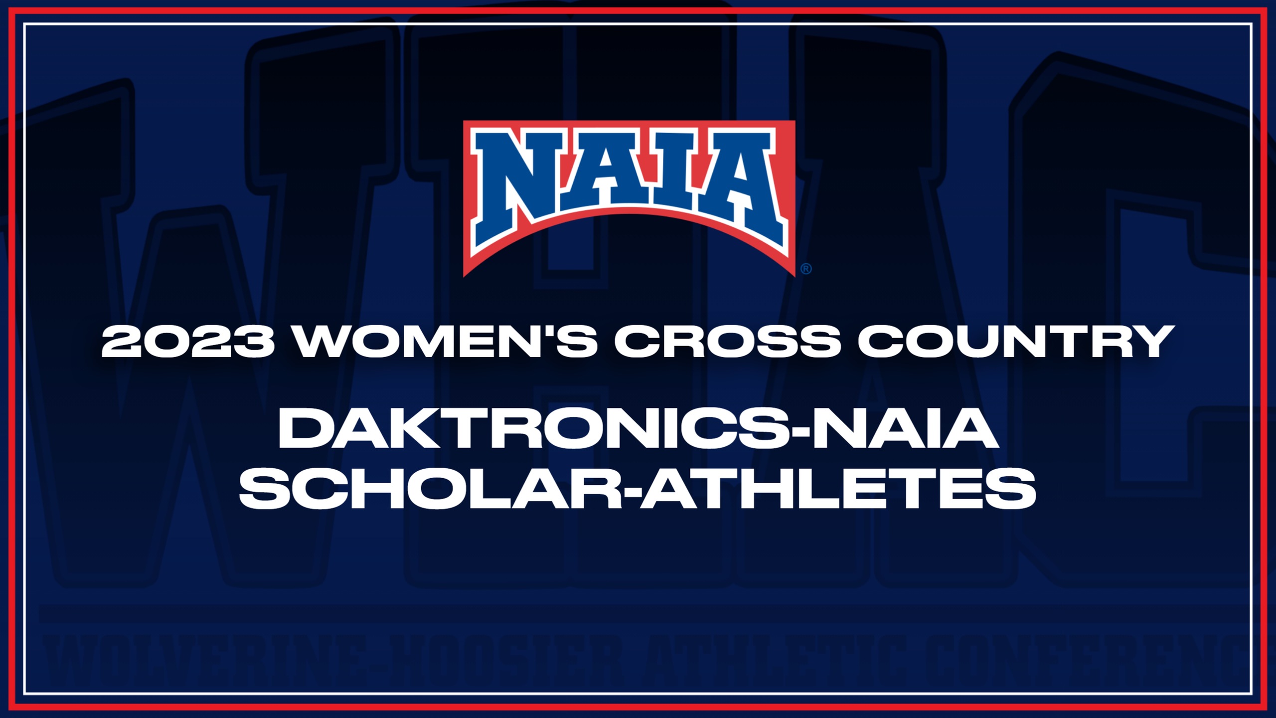 41 Women's Cross Country Runners Named Daktronics-NAIA Scholar-Athletes